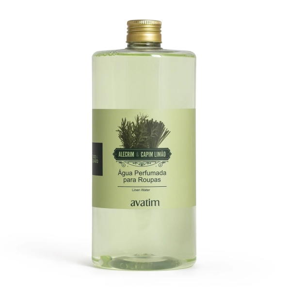 Água Perfumada para Roupas Alecrim e Capim Limão- Avatim