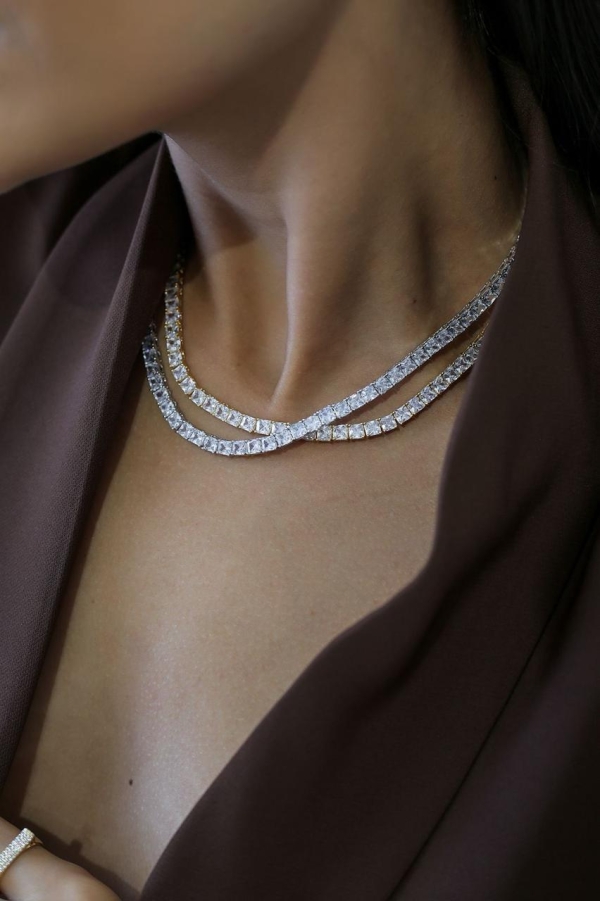 Choker Riviera Crystal Luxo