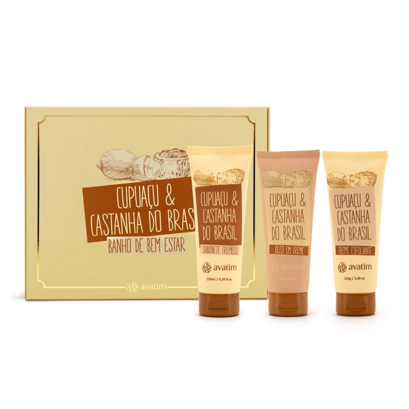 Kit Banho de Bem-Estar Cupuaçu & Castanha do Brasil - Avatim