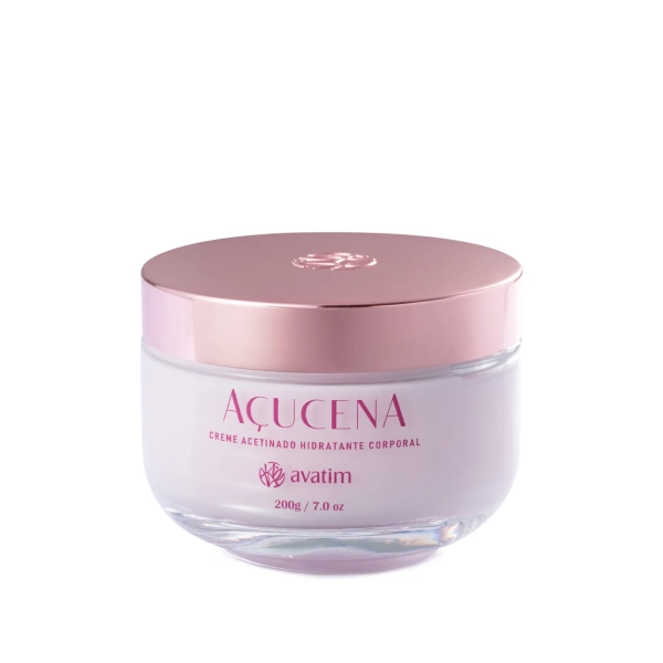Creme Acetinado Hidratante Corporal Açucena 200g - Avatim