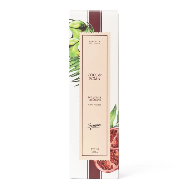 Difusor de Essências Coco & Romã 120ml Sensore - Avatim
