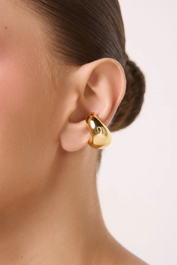 Piercing Marea Anna Prata - Banho a Ouro 18k e Prata 1000